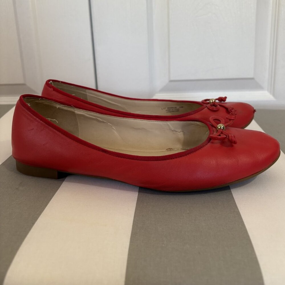 Cole Haan Red Ballet Flats